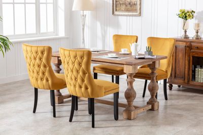 Upholstered Dining Chairs, Set of 2