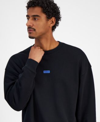 Men's Naviu Relaxed Fit Long Sleeve Crewneck Logo Sweatshirt