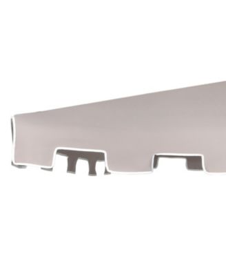 9ft Rectangular Half Market Patio Umbrella Crank, Wind Vent UV Protection