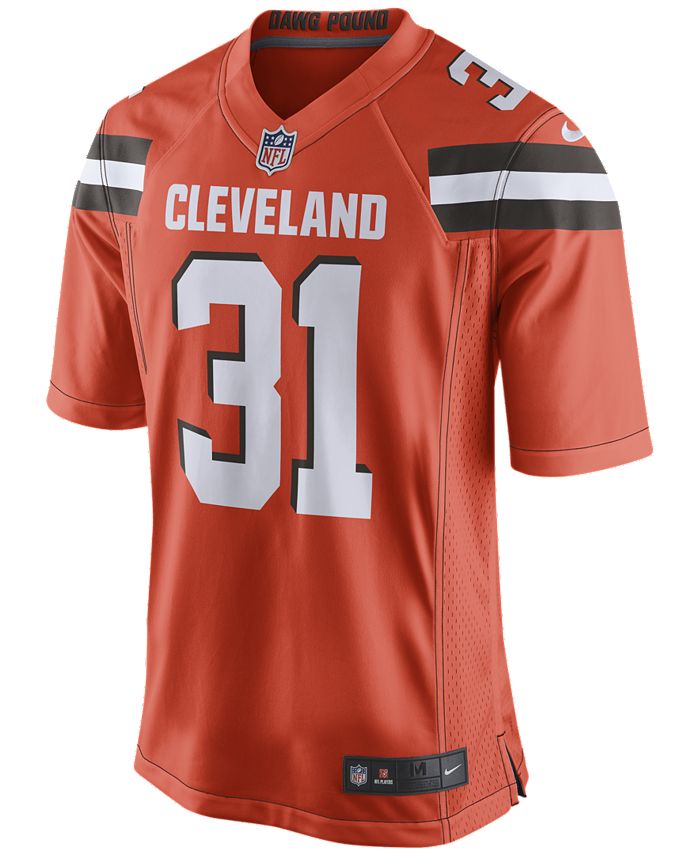 cleveland browns orange jersey