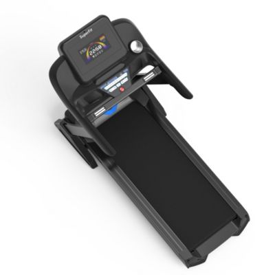 4.75HP Electric Folding Treadmill W/APP Auto Incline Preset Programs Speakers