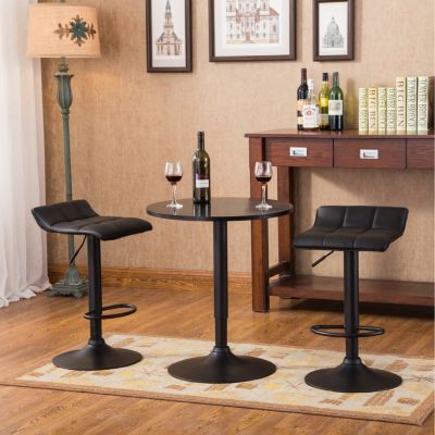 Belham Bar Set Table & 2 Swivel Stools