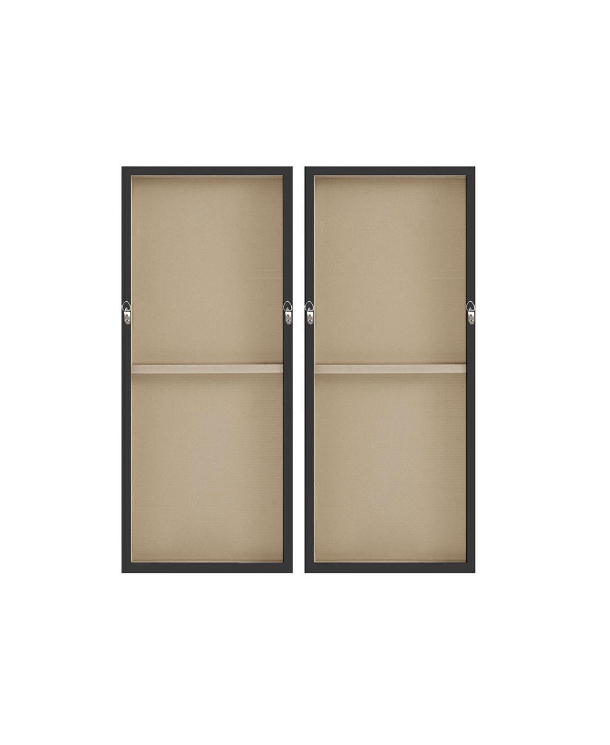 Streamdale Furniture TwoDominos 2-Piece Canvas Wall Art Set - Black