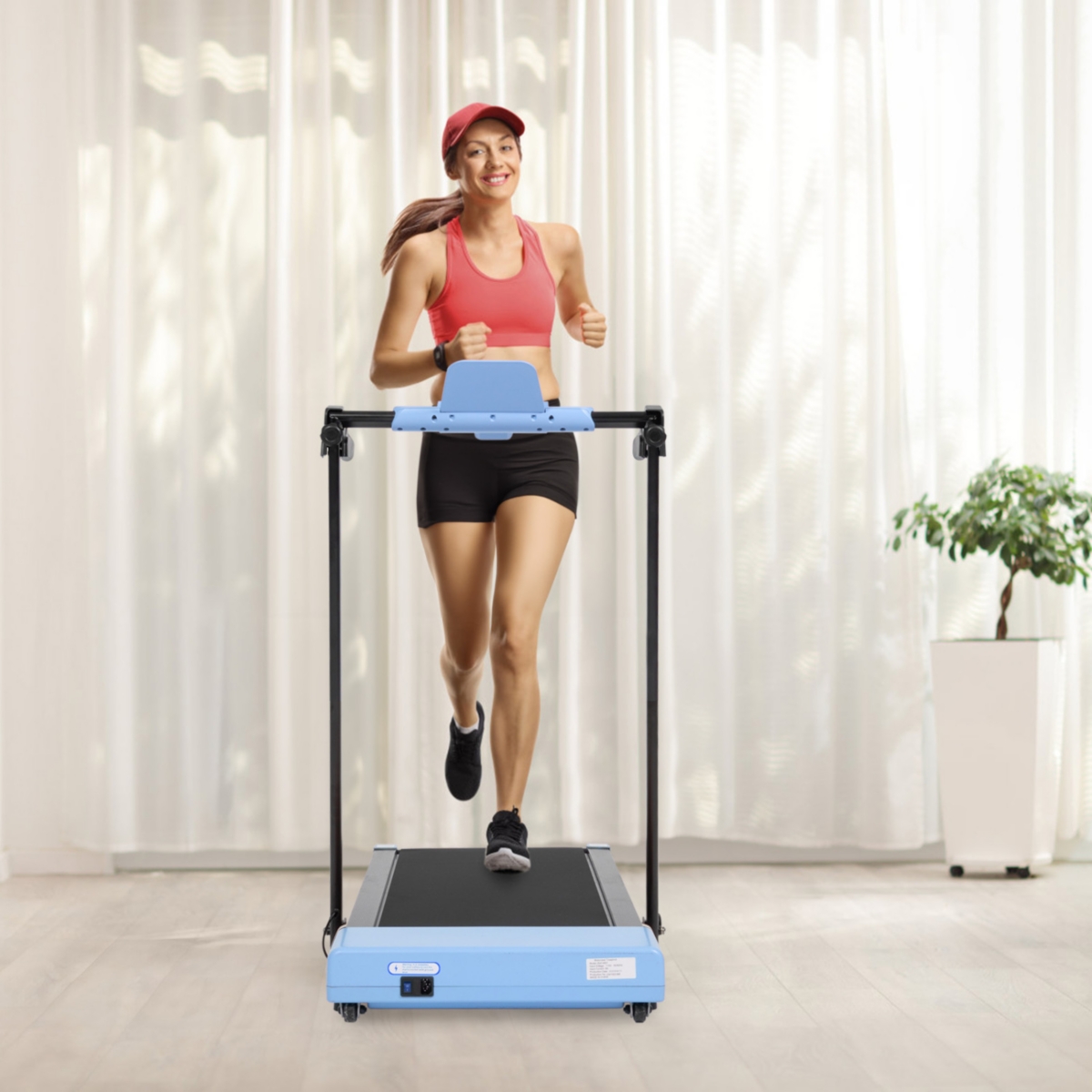 Streamdale Furniture Treadmills for Home, Treadmill with Led for Walking & Running