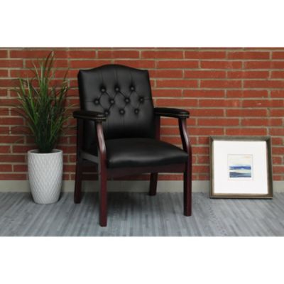 Boss Office Products Traditional Ivy League Guest Chair