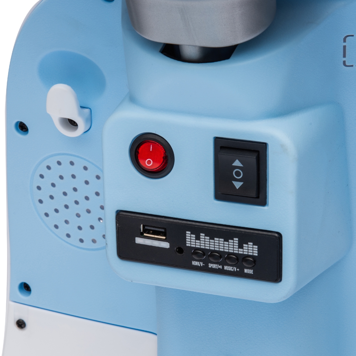 Streamdale Furniture 2-Seat Electric Kids Ride-On Car with Convertible Seat and Storage Trunk