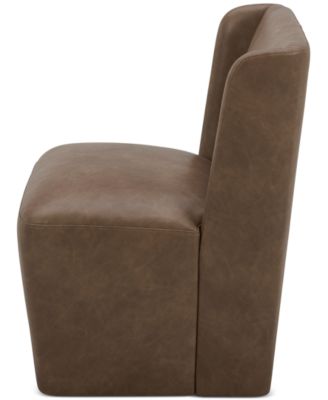 Seham Faux Leather Dining Chair, Created for Macy's