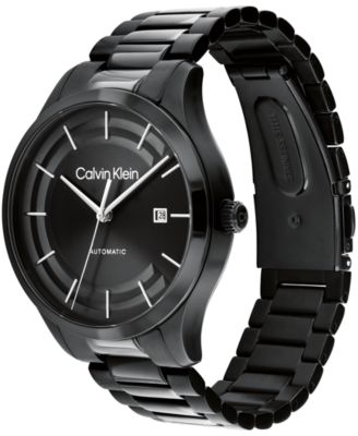 Unisex Iconic Automatic Black Stainless Steel Bracelet Watch 40mm