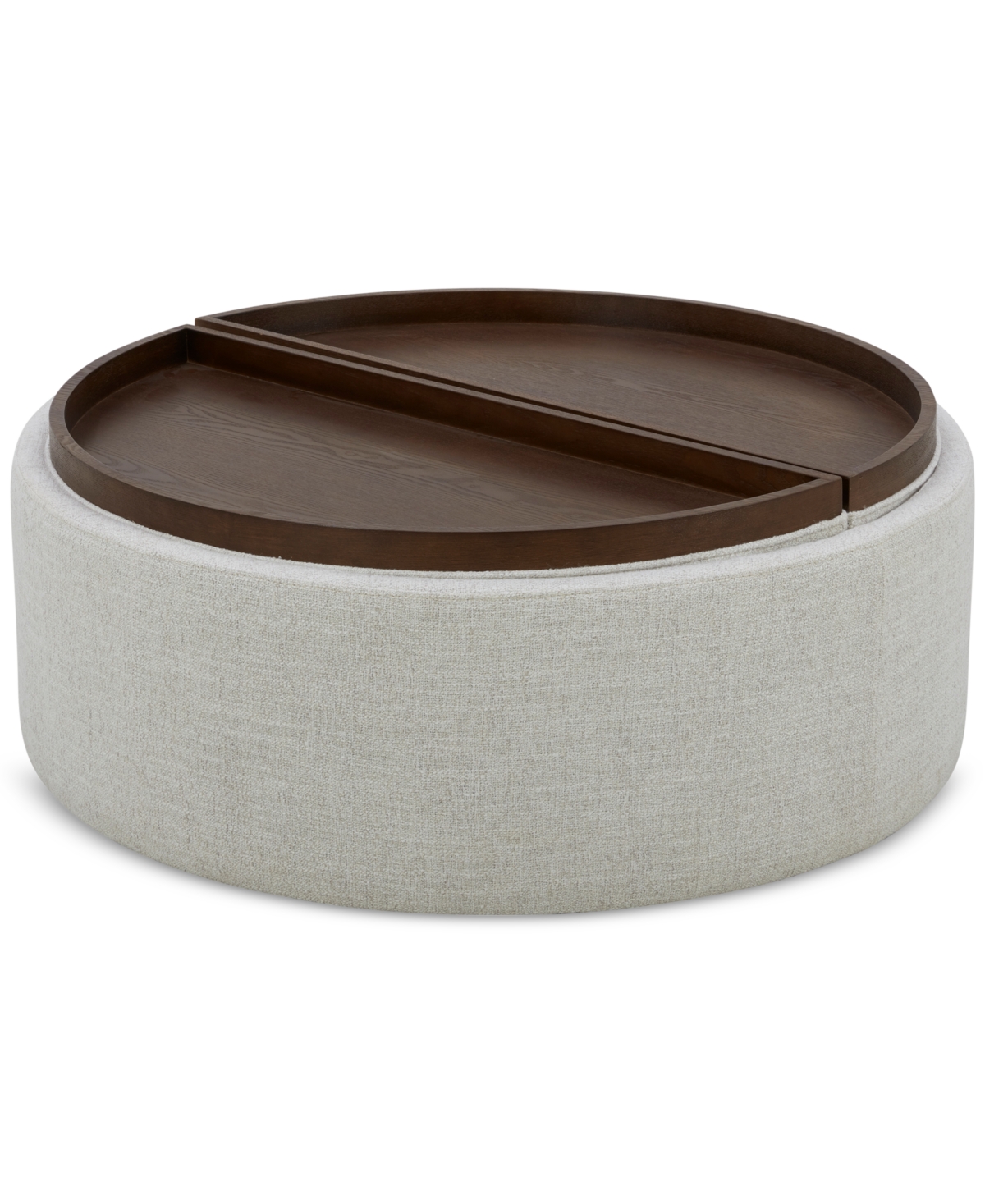 Macy's Alrodo Fabric Storage Ottoman, Created For  In Wheat