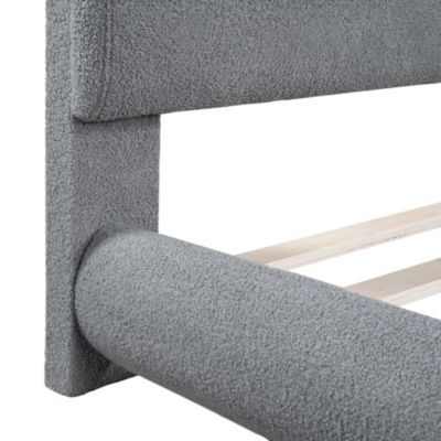 Teddy Fleece Platform Bed - Full