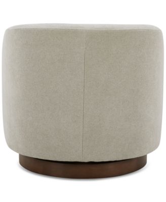 Solvie Fabric Swivel Chair, Created for Macy's