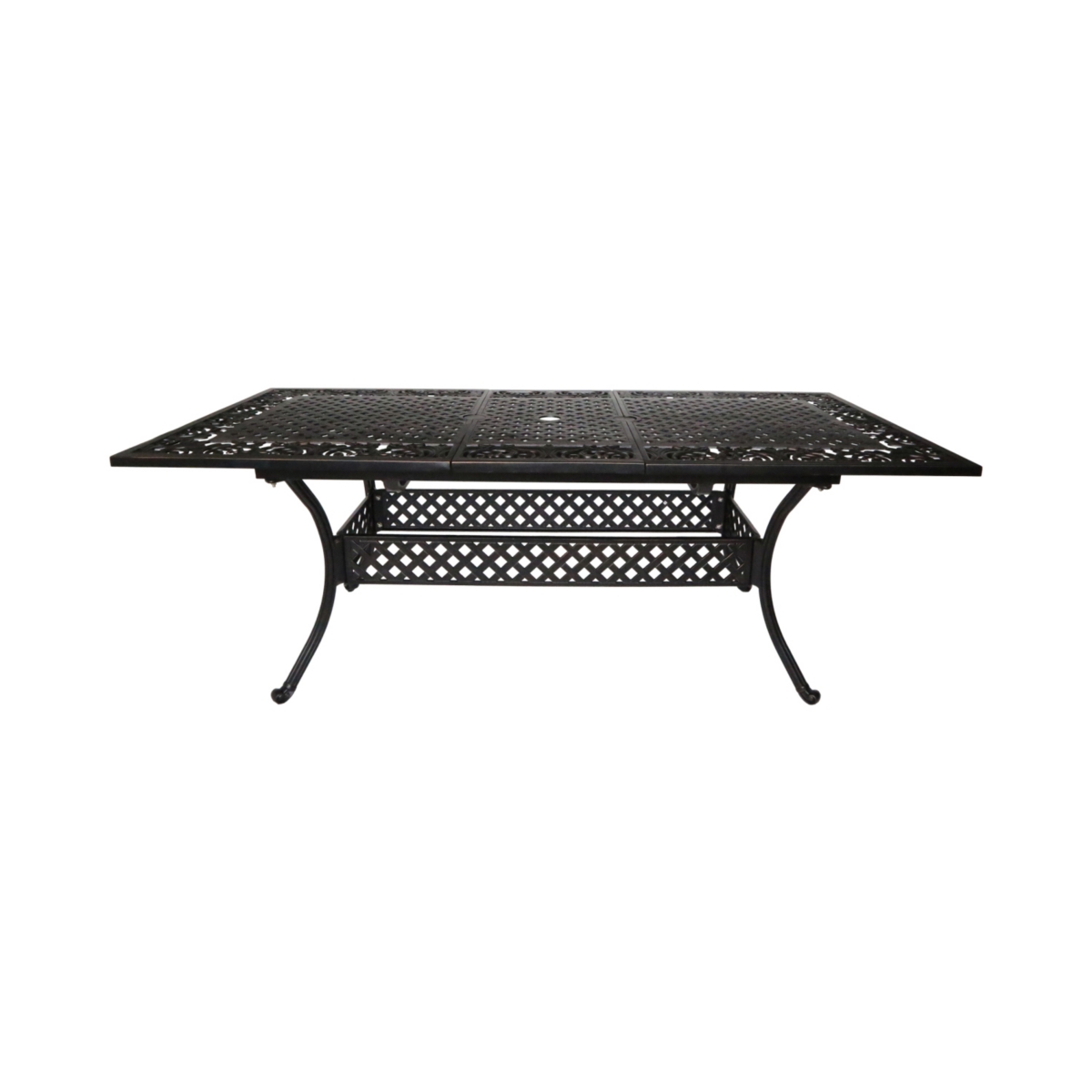 Streamdale Furniture Phoenix Expandable Aluminum Dining Table
