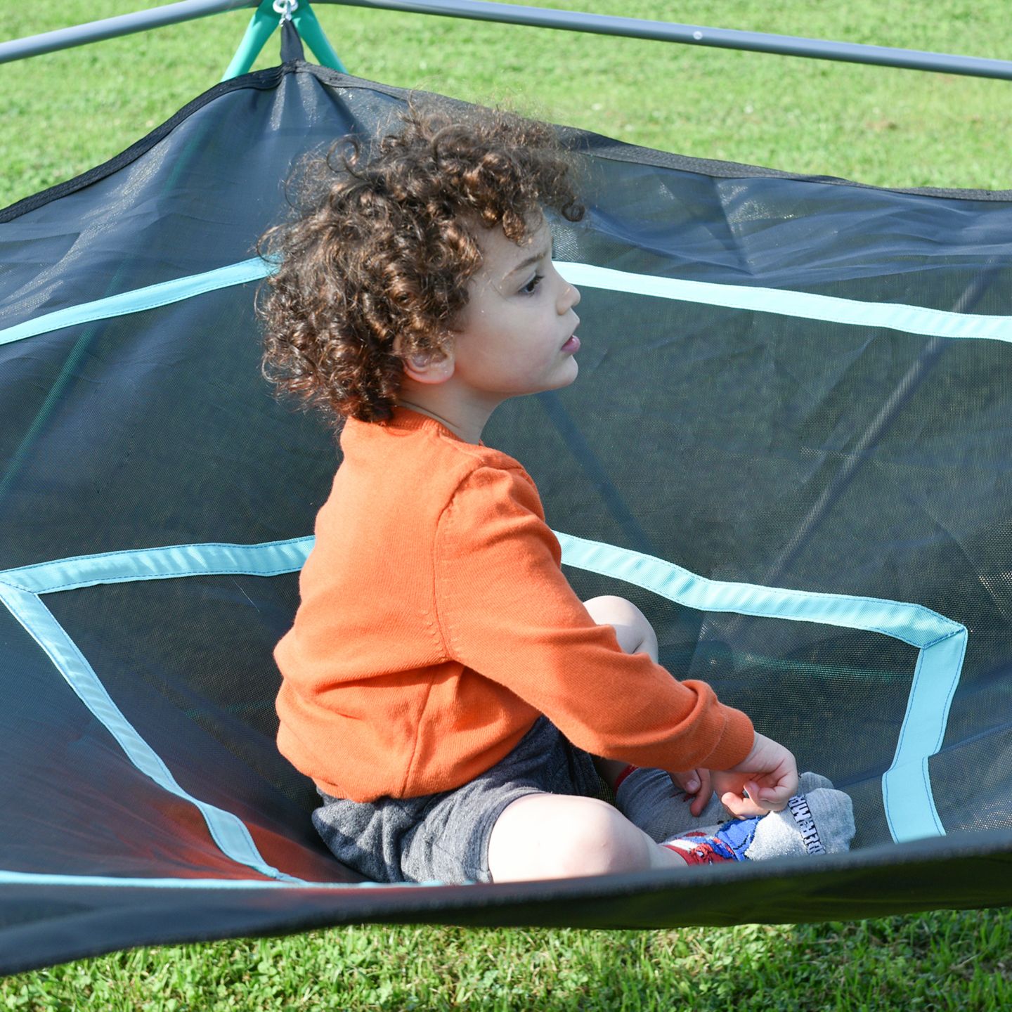 Детская игрушка Streamdale Furniture Geometric Rust-Resistant Climbing Dome, 13'W x 6.7'H, 1,000-lb Capacity, Ages 3+, цвет: Зелёный — фото 6