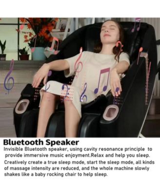 Zero-G Massage Chair with 4-Wheel Navigation