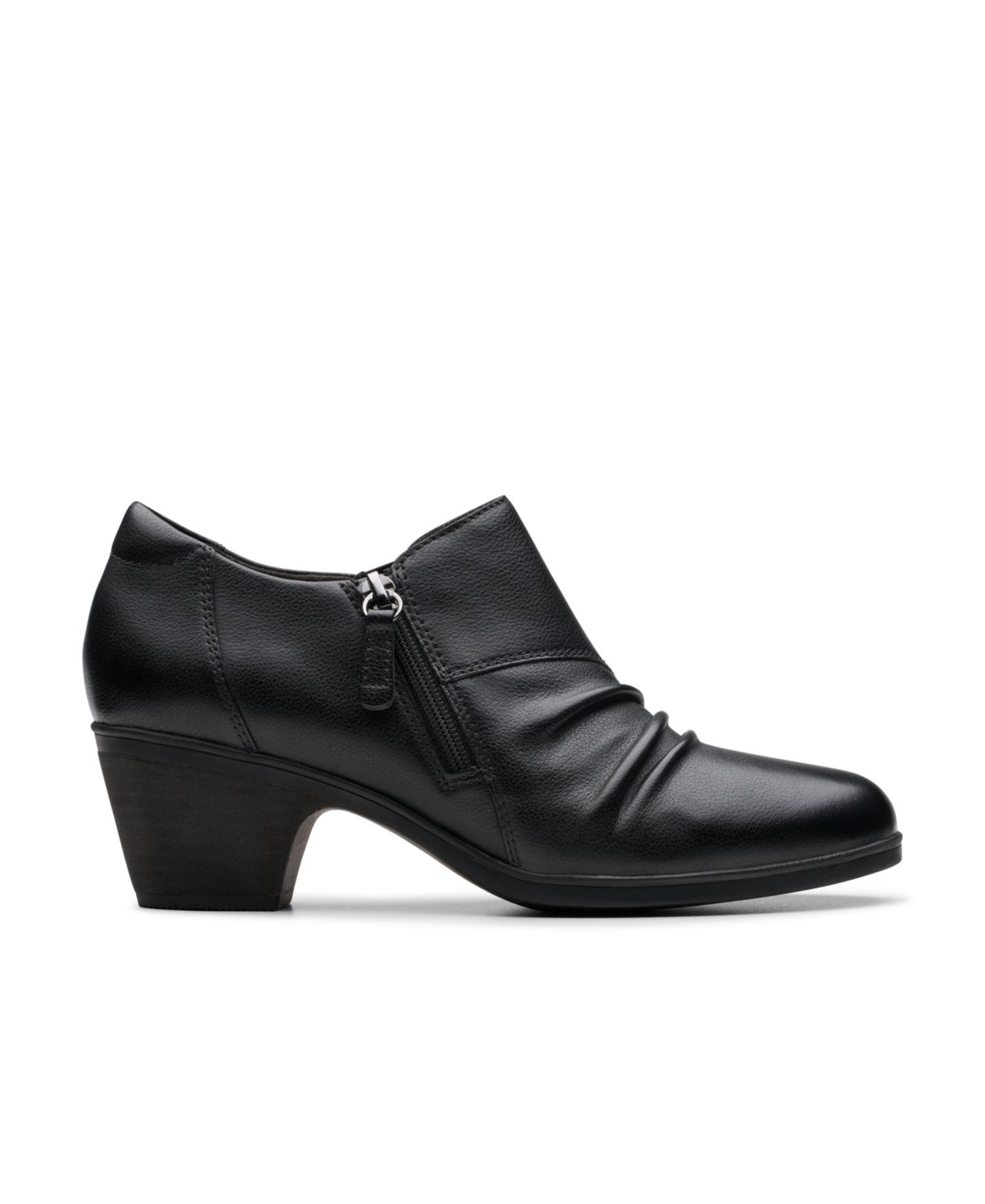 Женские ботинки Clarks Collection Emily 2 Braley, цвет: Чёрный кожаный — фото 2