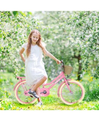 Streamdale 20" Girls Bike with Basket for 7-10 Year Olds