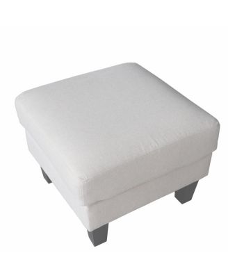 Fabric Ottoman Beige