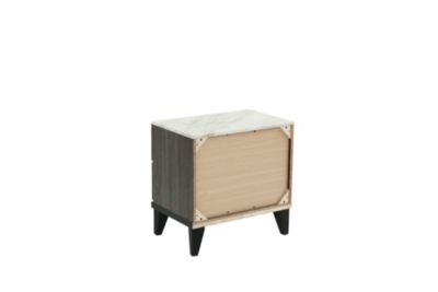 Nightstand In Light Oak and made from high-quality wood