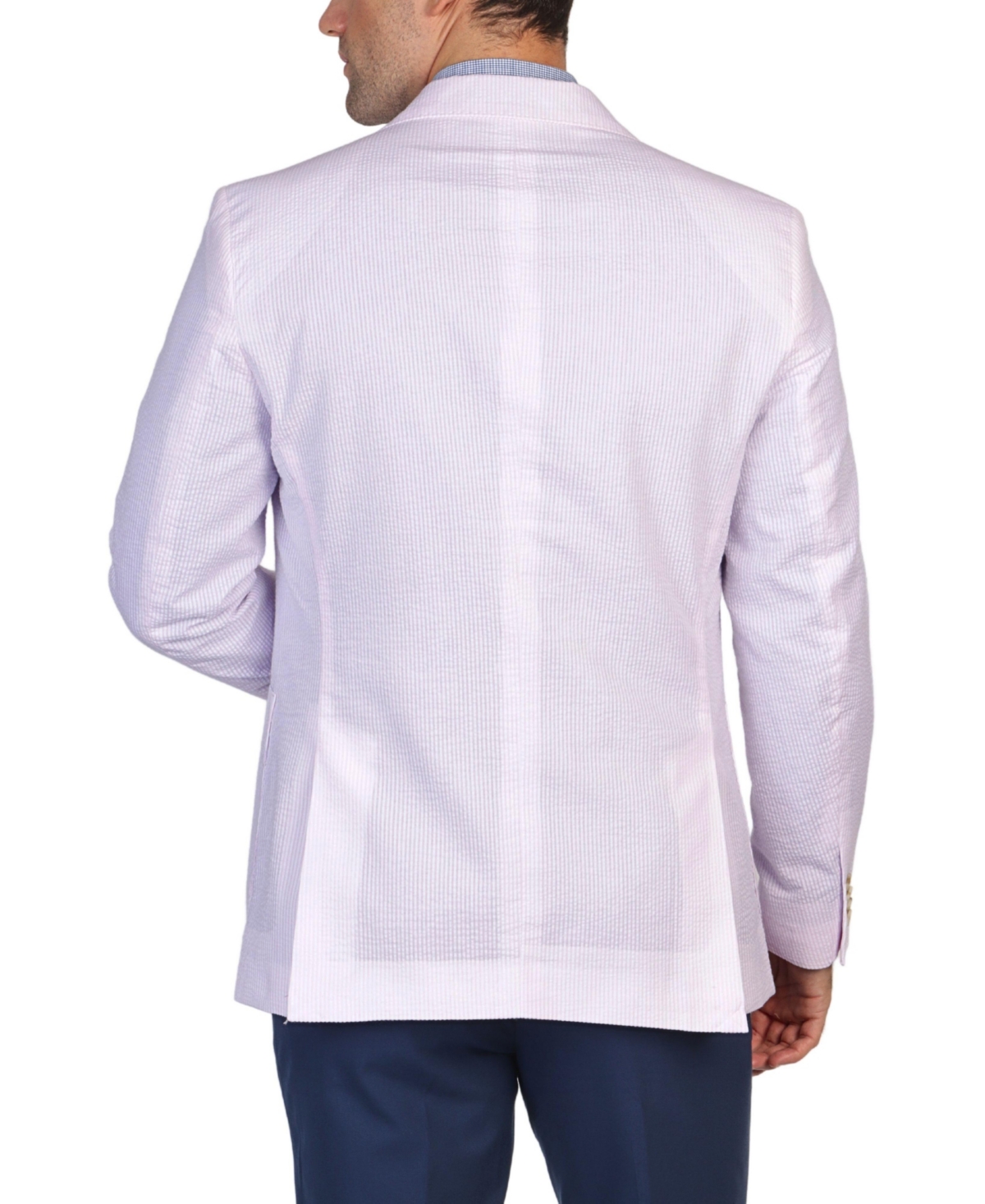 Men's Seersucker Striped Sport Coat