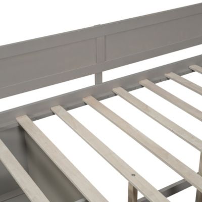 Full Size Daybed With Drawers And Shelves