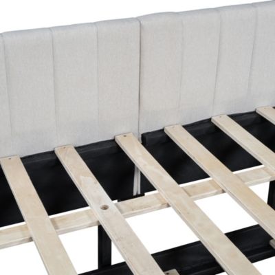 Upholstered Daybed & Trundle bed Frame