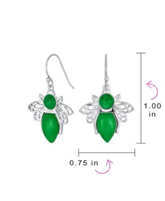 Elegant Queen Bee Pendant Necklace - Black and Golden Cubic Zirconia, 14K Yellow Gold Plated, .925 Sterling Silver