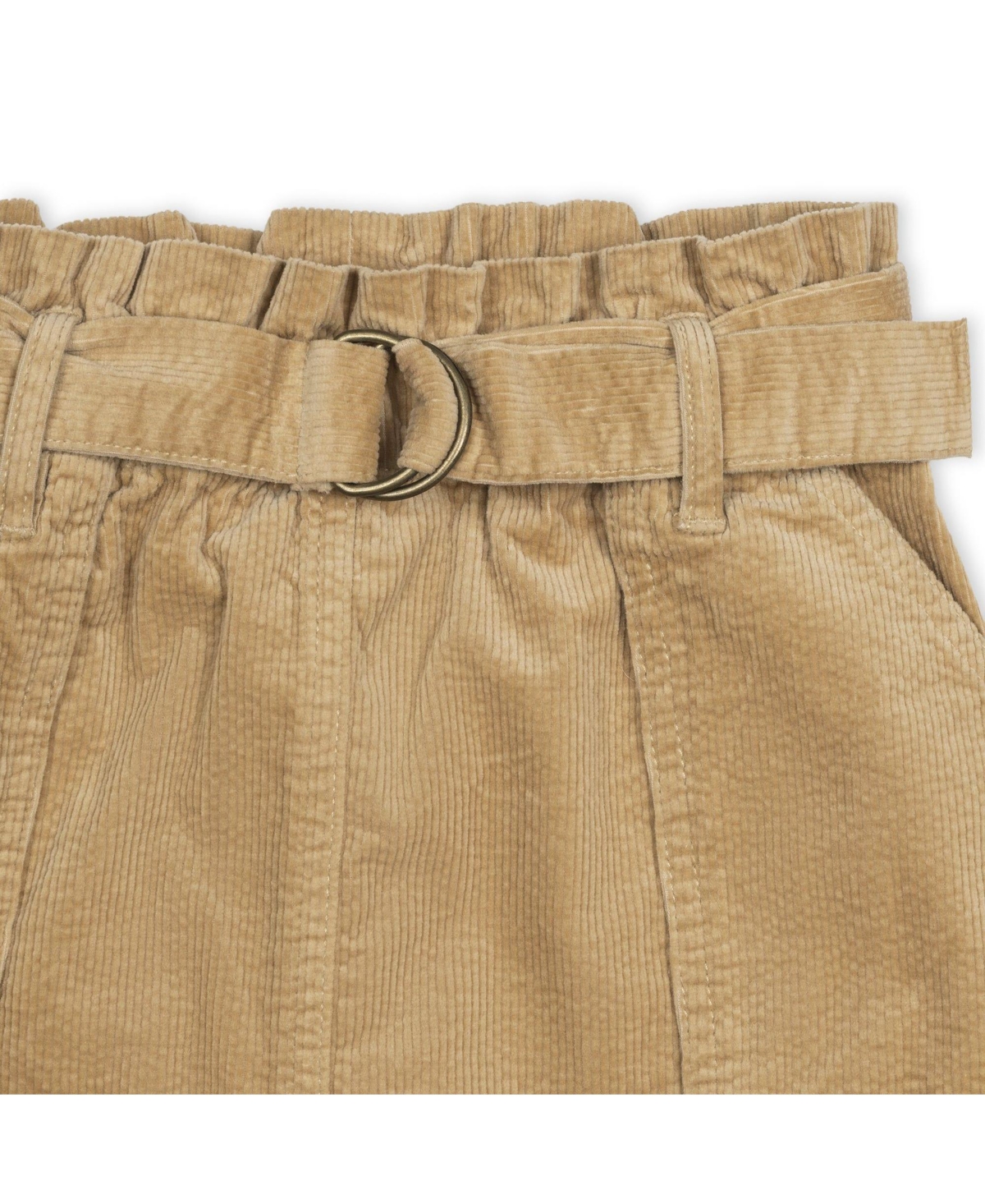 Hope & Henry Toddler Girls Corduroy Cinch Waist Pull-On Skirt