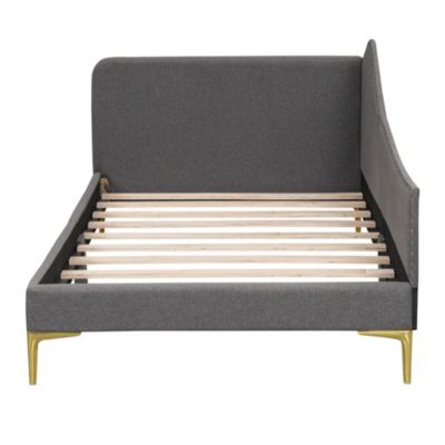 Upholstered Twin Daybed with Headboard and Armrests