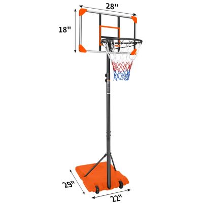 Adjustable Durable Basketball System for Indoor and Outdoor Play
