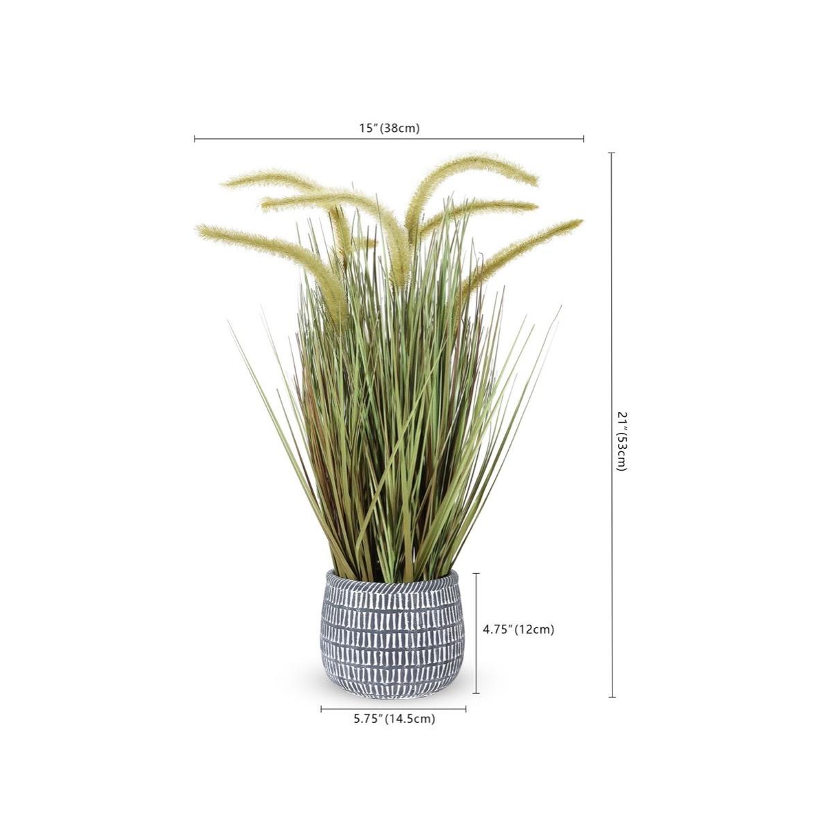 Safavieh Faux Grass Potted Plant