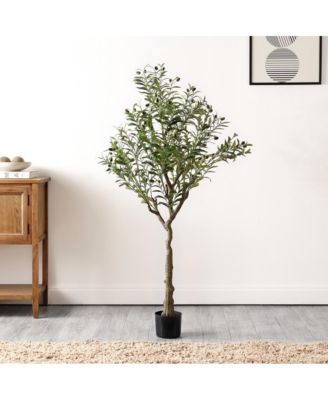 Faux Olive 60" Potted Tree