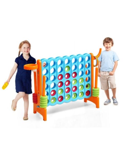 Детская настольная игра GIVIMO 4-to-Score Giant Board Game, Ages 3+, цвет: Оранжевый