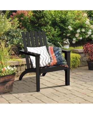 Outdoor Patio Acacia Wood Adirondack Lounge Armchair