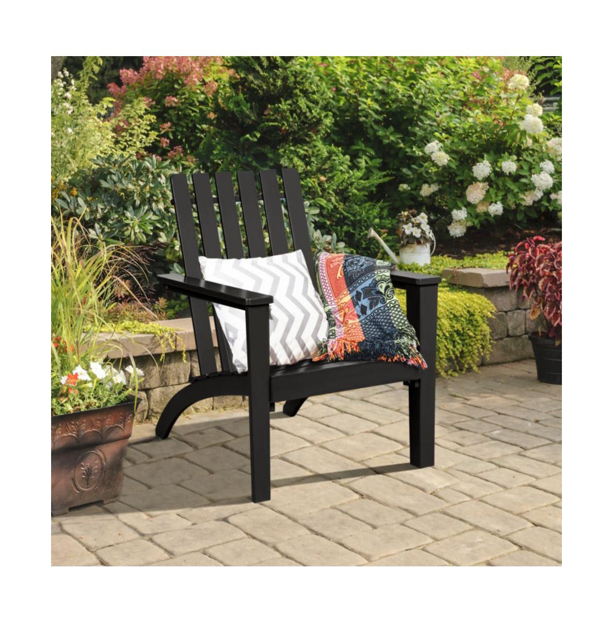 Givimo Outdoor Patio Acacia Wood Adirondack Lounge Armchair