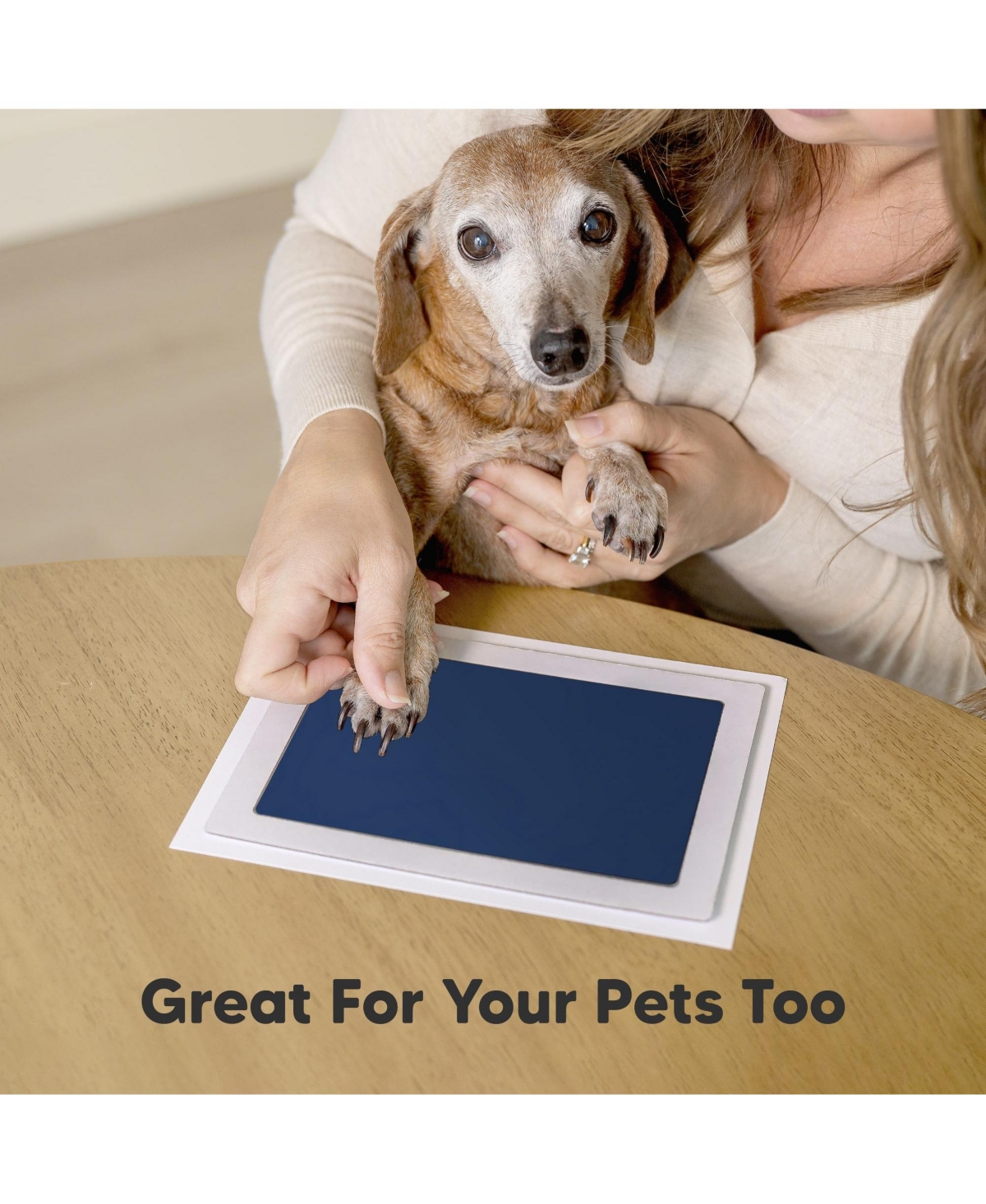 KeaBabies 1pk Inkless Ink Pad for Baby Hand and Footprint Kit, Clean Touch Dog Paw, Dog Nose Print Kit, Baby & Pet Safe