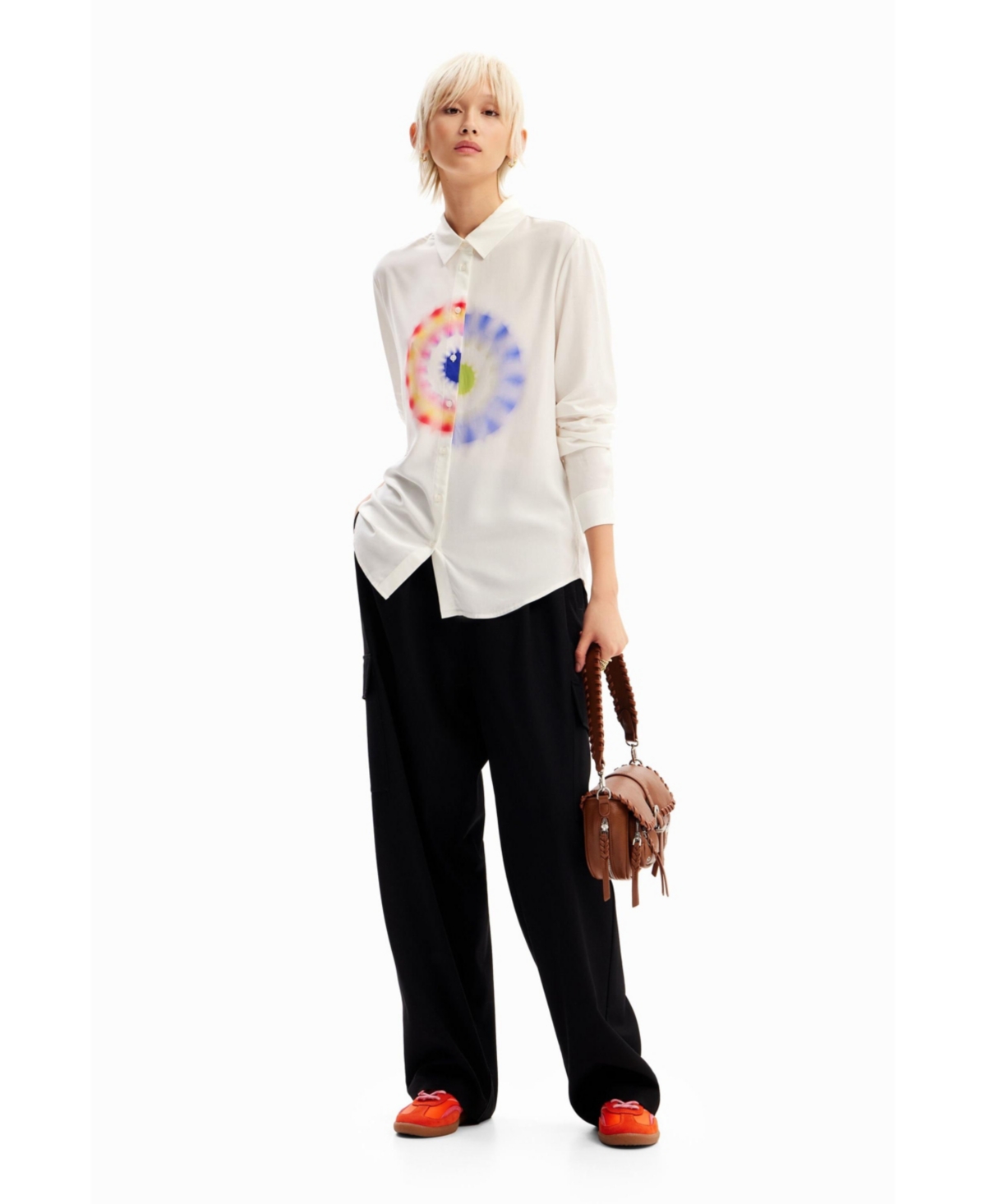 Desigual Women's Geometric viscose shirt
