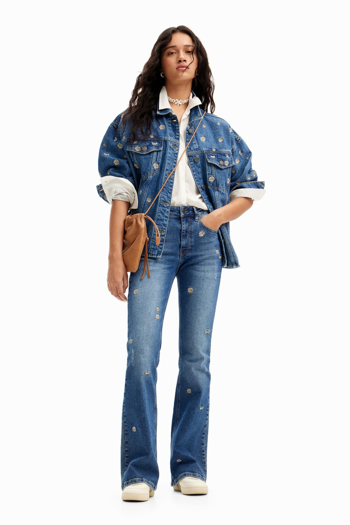 Desigual Women's Daisy flare jeans