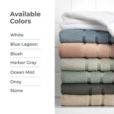 Hand Towel | Blue Lagoon | 16"x24" | Turkish Cotton & Viscose Material Blend | Extra Smooth, Odor Resistant and Highly Absorbent