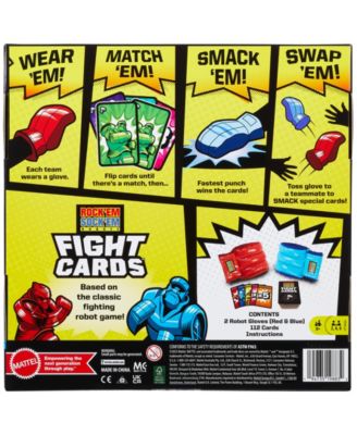 Rock 'Em Sock 'Em Robots Fight Cards Card Game