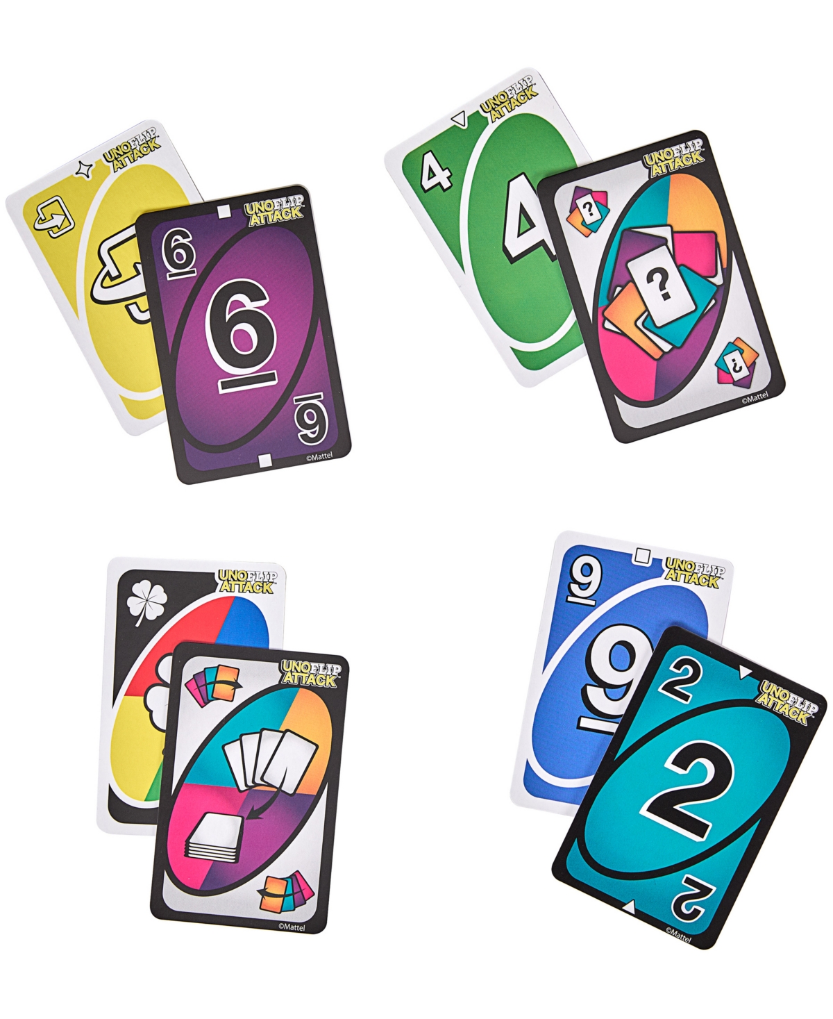 Mattel Uno Flip Attack Card Game In Multi-color
