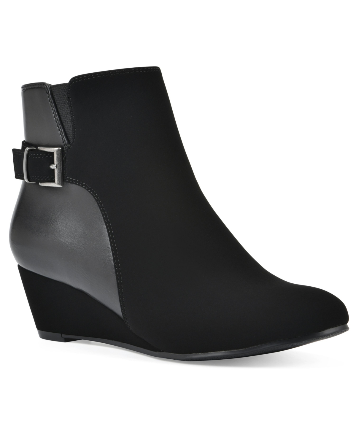 Women's Carmen Wedge Booties - Black