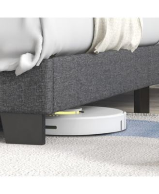 Twin/Full/Queen Size Modern Fabric Upholstered Platform Bed with Button Tufted Headboard