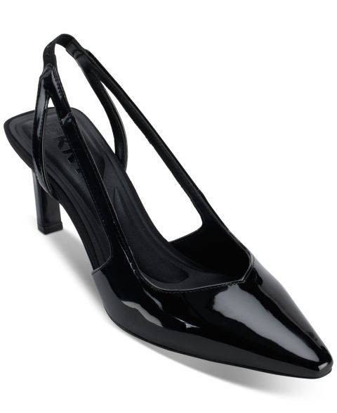 Женские туфли DKNY Carson Pointed-Toe Slingback, цвет: Чёрный