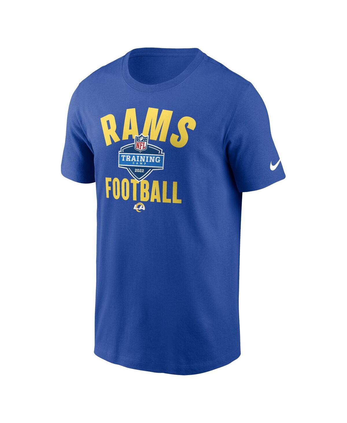Nike Men'sLos Angeles Rams 2022 Training Camp Athletic T-Shirt - Royal