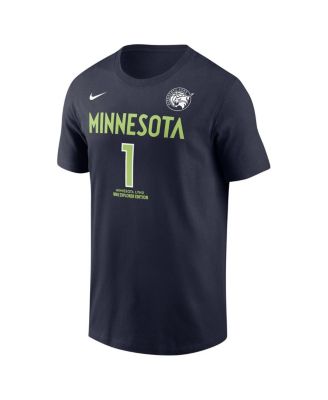 Men's and Women's Diamond Miller Navy Minnesota Lynx Explorer Edition Name Number T-Shirt