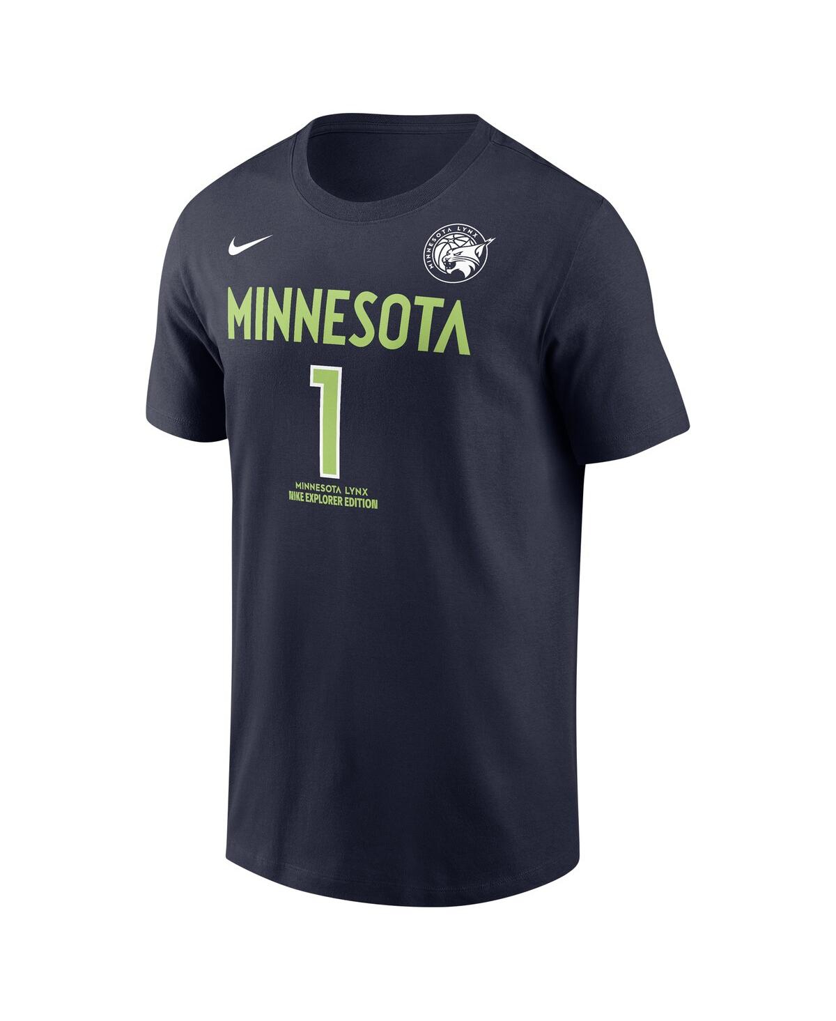 Nike Men's and Women's Diamond MillerMinnesota Lynx Explorer Edition Name Number T-Shirt - Navy