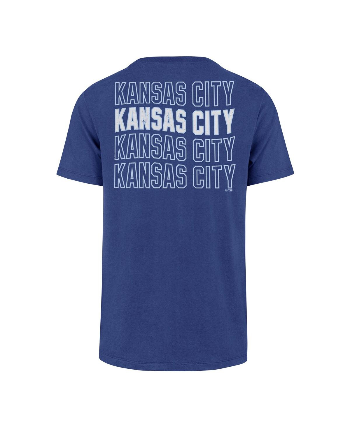 '47 Brand Men'sKansas City Royals Hang Back Franklin T-Shirt - Royal