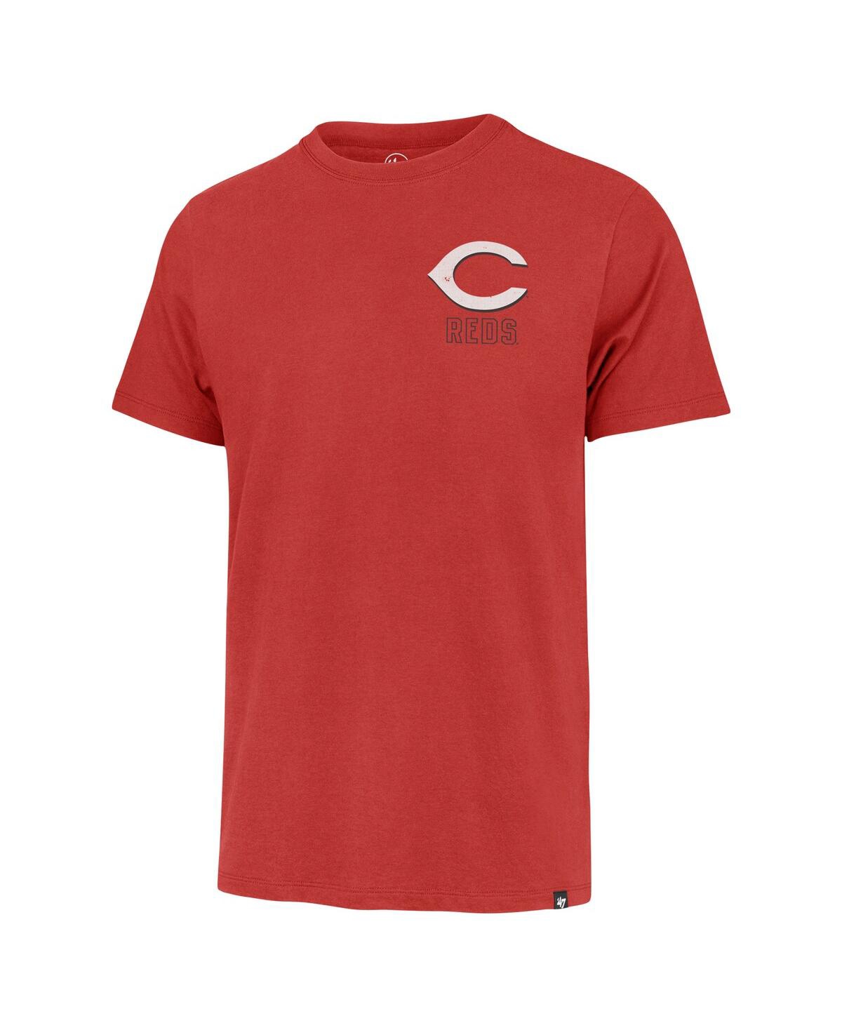 47 Brand Men's Red Cincinnati Reds Hang Back Franklin T-shirt In Red