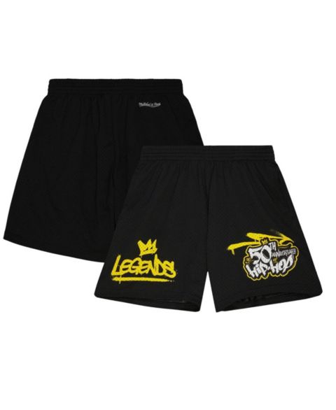 Мужские шорты Mitchell & Ness Black 50th Anniversary of Hip-Hop Legends