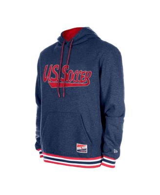 Men's Navy USMNT Throwback Fleece Pullover Hoodie